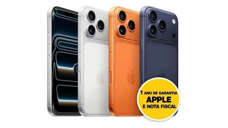 Celular iPhone 17 Pro 256GB 5G Lacrado Original 1 Ano de Garantia Apple com NF