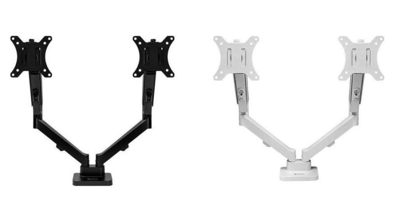 Suporte Articulado Pistão a Gás para 2 Monitores Zinnia Nimbo 210, 13" a 32"