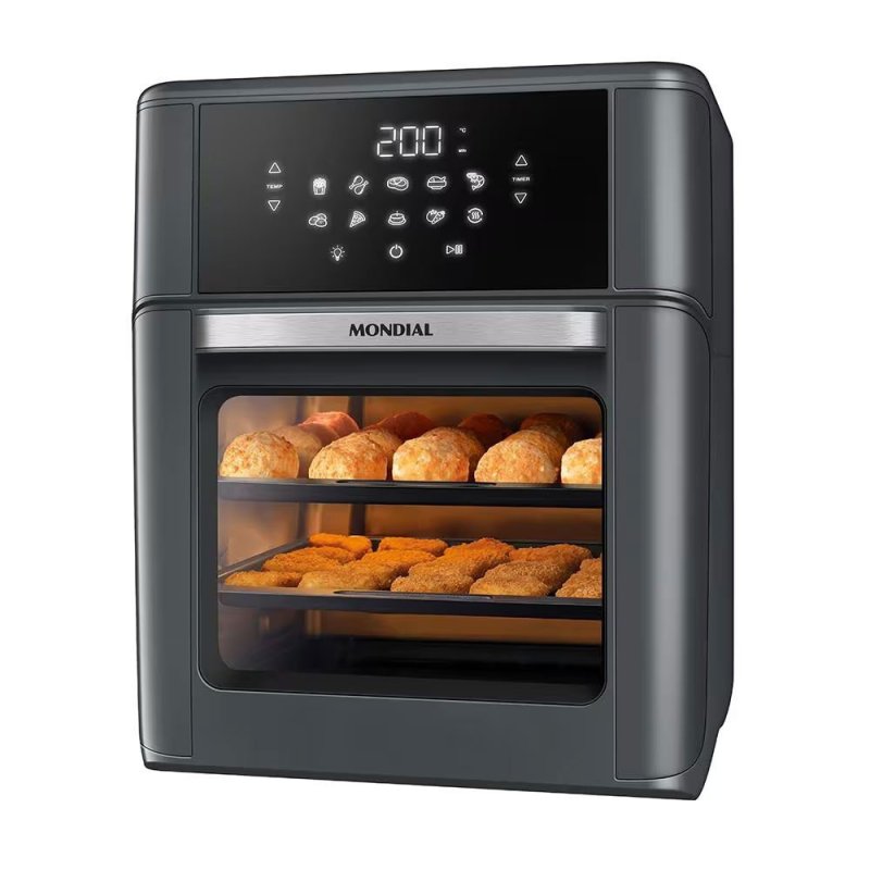 Fritadeira Air Fryer Oven Afon-12L-Fg 12L Digital 2000W Mondial