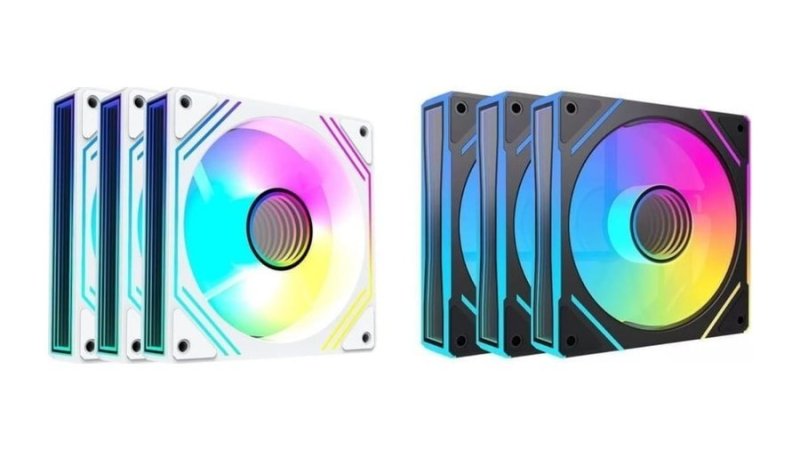Kit Ventoinhas Acegeek Neon, ARGB, 3x120mm, Branco, AG-NEON3X1-WH