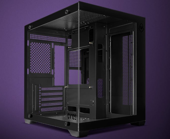 Gabinete Gamer Mancer CV105, Mini-Tower, Lateral de Vidro