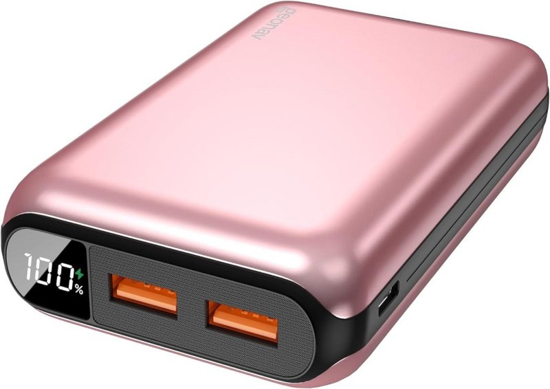 Power Bank Geonav 20.000mAh USB-C 20W Rosa