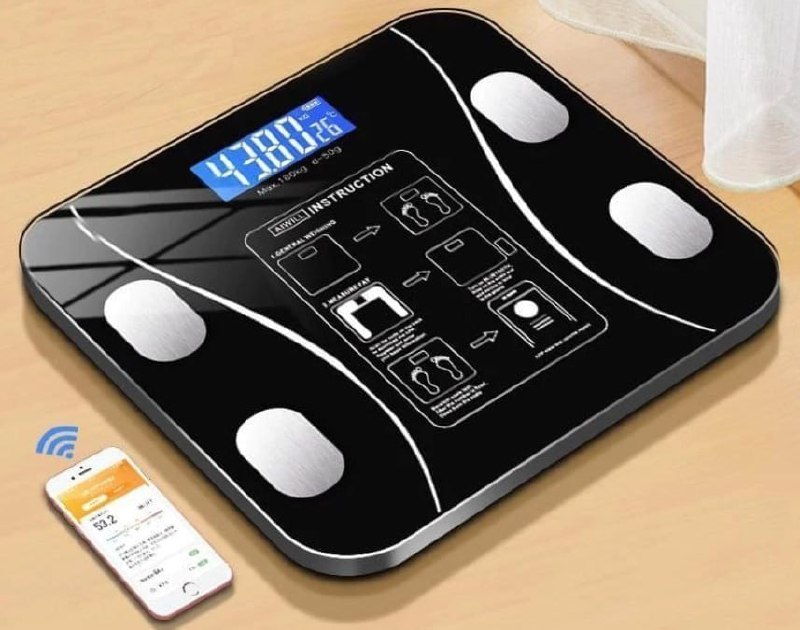 Balança Medição Corporal por App Bluetooth Até 140Kg