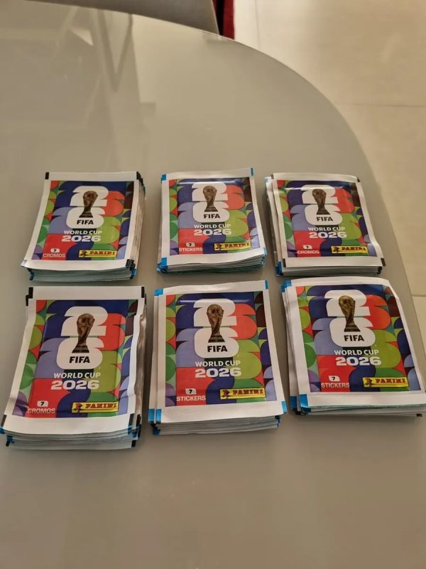 Kit 420 Figurinhas Do Álbum Copa Do Mundo 2026 - 60 Envelopes