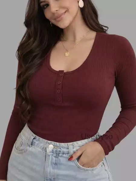 Blusa Canelada Manga Longa Tecido Premium