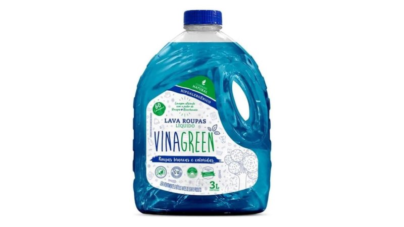 Vinagreen Lava Roupas Liquido Tradicional 3L
