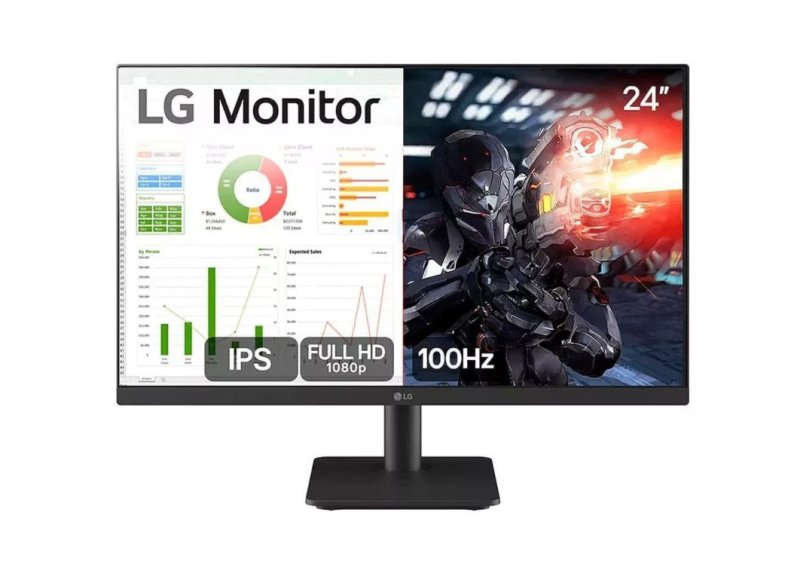 Monitor LG Gamer 24" 100Hz 5ms Full HD - 24MS500-B
