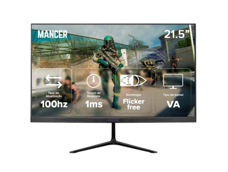 Monitor Gamer Mancer Horizon Z3B, 21.5 Pol, VA, FHD, 1ms, 100Hz