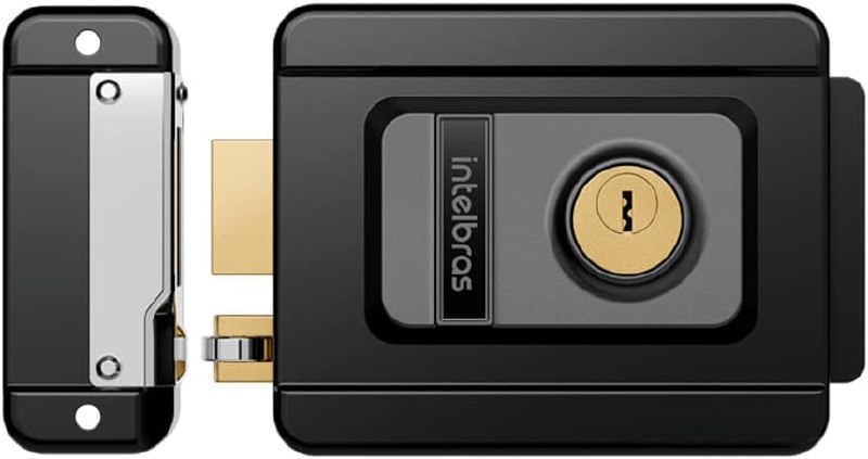 Fechadura Elétrica de Sobrepor Fx 1500 Preto Intelbras