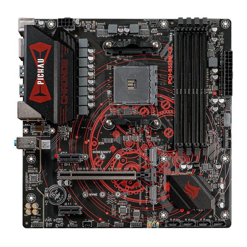 Placa Mae Pichau Chronos B550M-Cr, DDR4, Socket AMD AM4