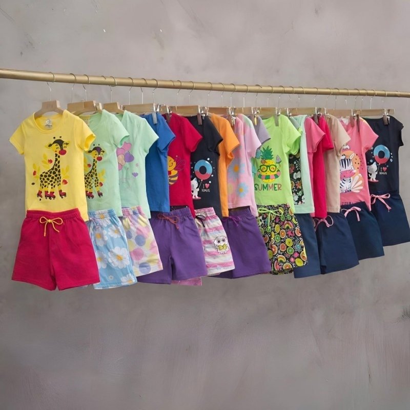 Kit 10 Peças Roupa Infantil Menina Verão Conjunto Criança