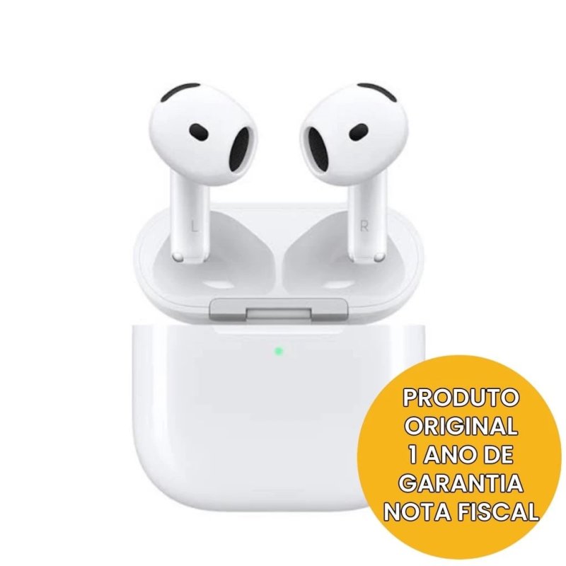 Fone de ouvido Apple AirPods 4 Original com ou sem cancelamento de ruído Bluetooth