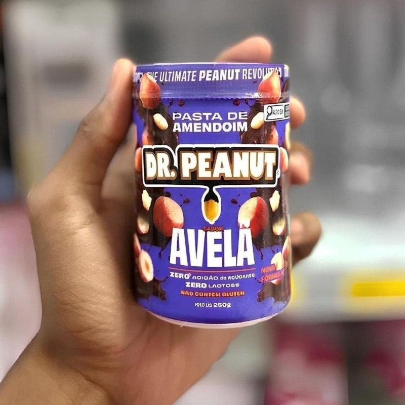 Dr. Peanut Pasta de Amendoim Sabor Avelã com Whey 250g
