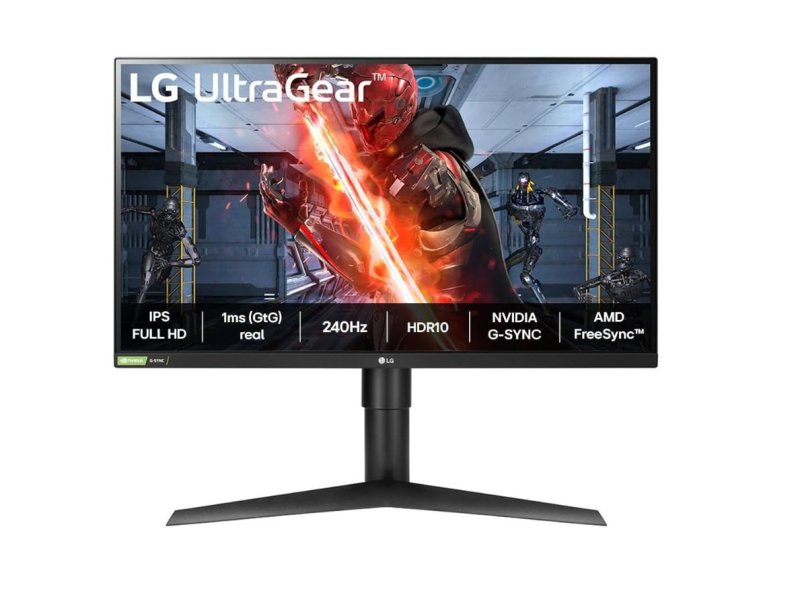 Monitor LG UltraGear 27" IPS, Full HD, 240Hz, 1ms