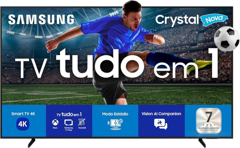 Samsung Smart TV 75” Crystal UHD 4K U8100F 2025