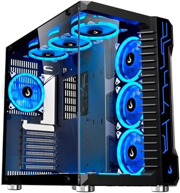 Gabinete Gamer Rise Mode Galaxy Curved, Mini Tower, Painel Frontal
