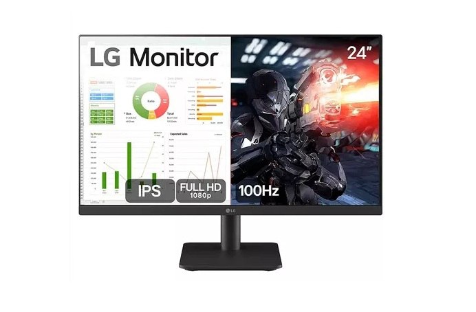 Monitor LG Gamer 24" 100Hz 5ms Full HD - 24MS500-B