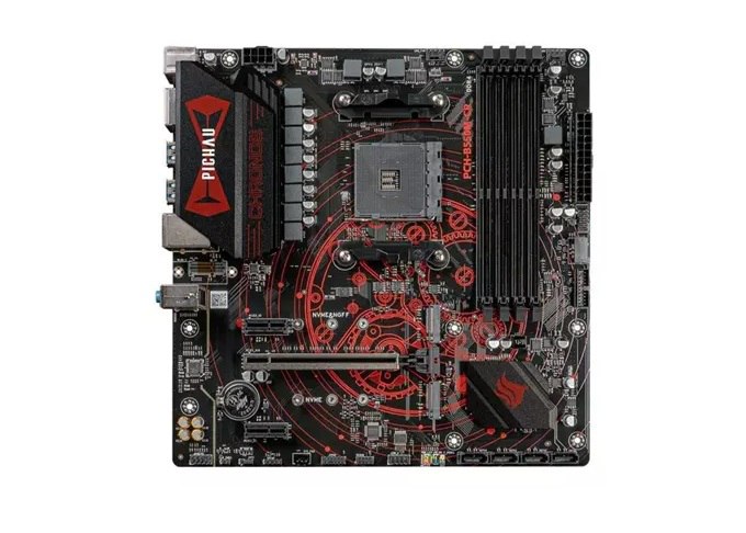Placa Mãe Pichau Chronos B550M-CR, DDR4, Socket AMD AM4