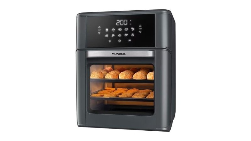Fritadeira Air Fryer Oven Afon-12L-Fg 12L Digital 2000W Mondial