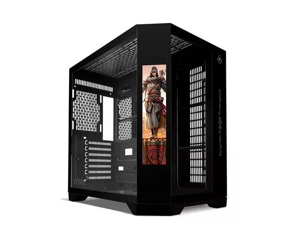 Gabinete Gamer Mancer CV700X, Mid-Tower, Com Tela LCD, Lateral de Vidro, Preto