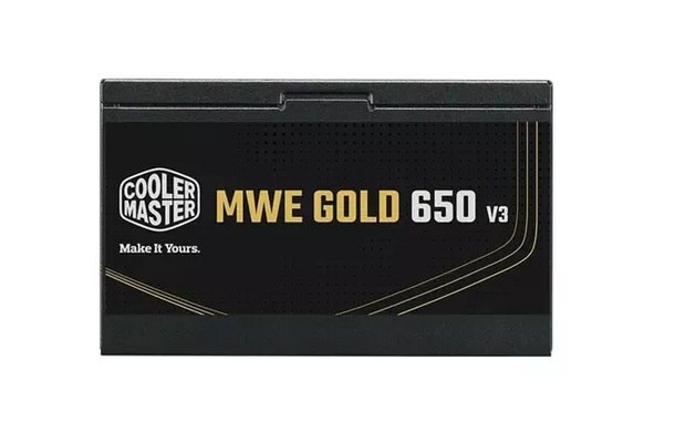 Fonte Cooler Master ATX 3.1 650W MWE Gold 650 V3, Preto