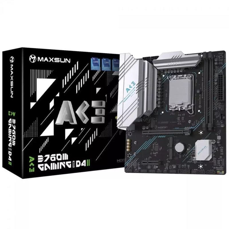 Placa Mãe Maxsun B760M Gaming WiFi ACE D4 II