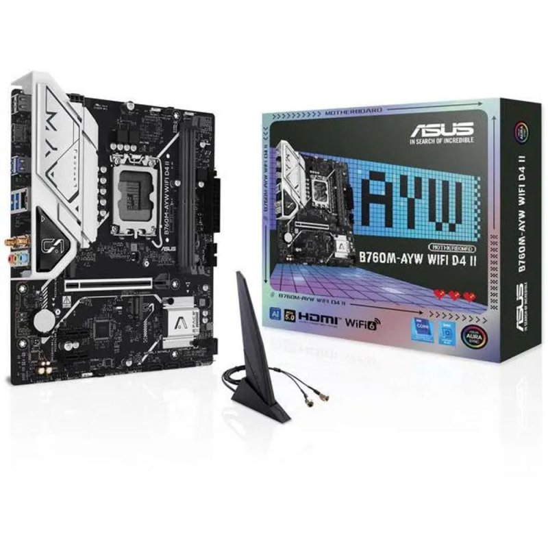 Placa Mãe Asus B760M-AYW WIFI D4 II