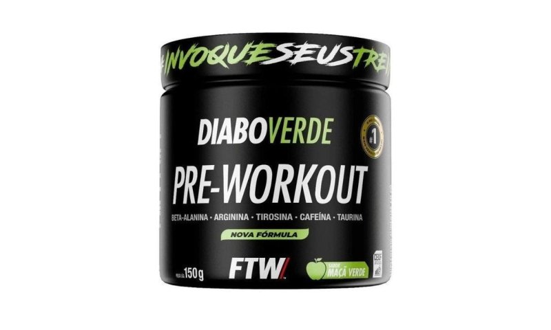 Pré Treino Diabo Verde Pre-Workout 150g - FTW