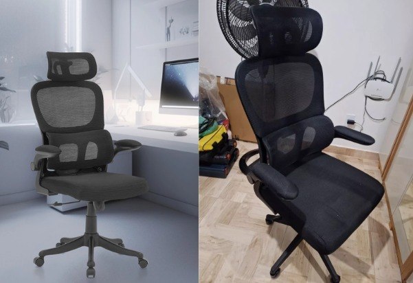 Cadeira Python Fly Presidente Ergonômica Giratória Mesh com Apoio de Braço