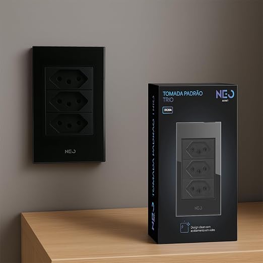 Interruptor de Tomada com 1, 3 ou 6 Saídas 20A 110v/220v Bivolt Avant Neo