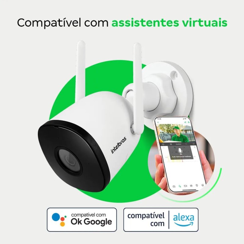 Intelbras iM5SC Wi-Fi Full HD - Câmera Inteligente