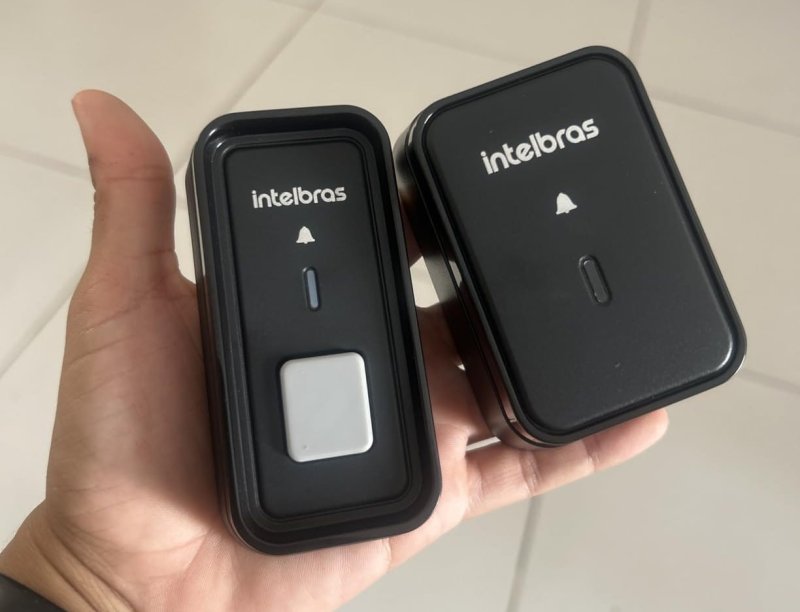 Campainha Sem Fio Com Bateria CIB 101 Intelbras