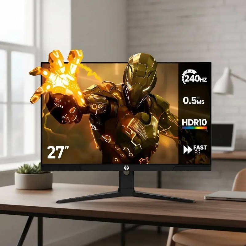 Monitor Gamer Haiz 27 Fhd 240hz 1ms Hdr10 Ips Vesa 1080p