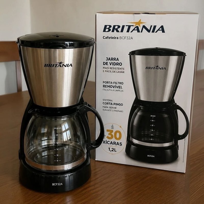 Cafeteira Elétrica Britânia Bcf32a 30 Xícaras