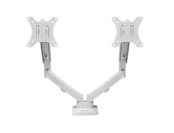 Suporte Articulado Para 2 Monitores 13 a 32 Pistão a Gás Zinnia Nimbo 210 Branco