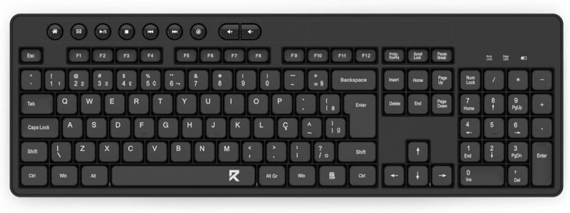 Teclado Redragon R Office BK-7094