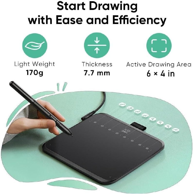 Mesa Digitalizadora XP-Pen Deco 640 com Caneta
