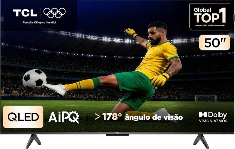 Smart TV TCL QLED 50’’ 4K Google TV (50P7K)