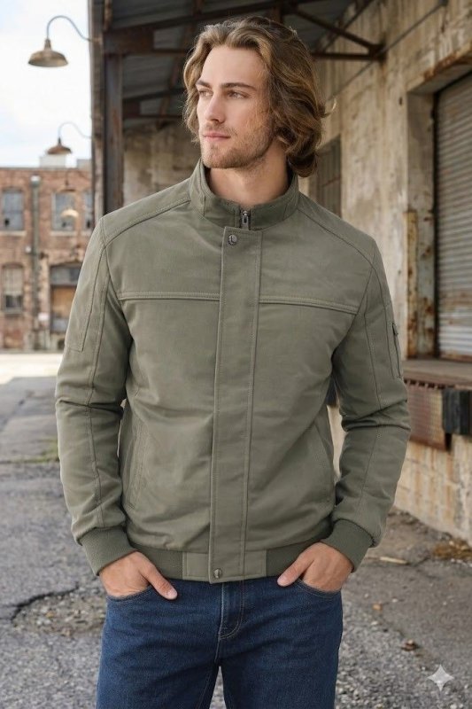 Jaqueta Masculina Inverno Premium Plus Size Extra Grande G3 Verde H141