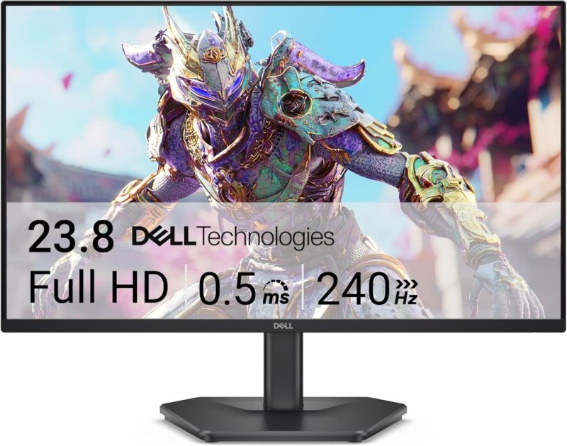 Monitor Dell 24" Full HD (1920 x 1080) 240 Hz Painel IPS, 0,5 ms GtG, Brilho de 300 nits, Conforto Ocular TÜV 3 Estrelas SE2426HG