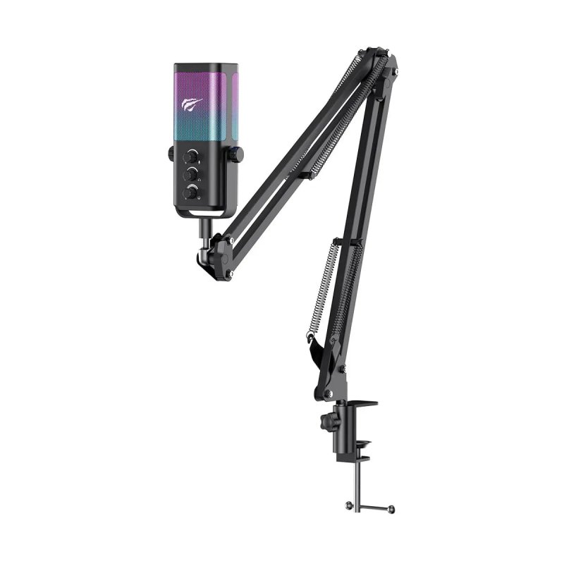 Microfone Gamer Condensador Havit GK65 Pro