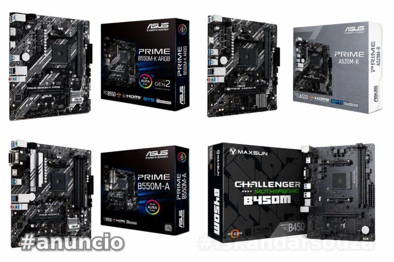 Placas para Ryzen AM4