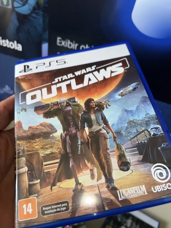 Jogo Star Wars Outlaws PS5 Mídia Física Português