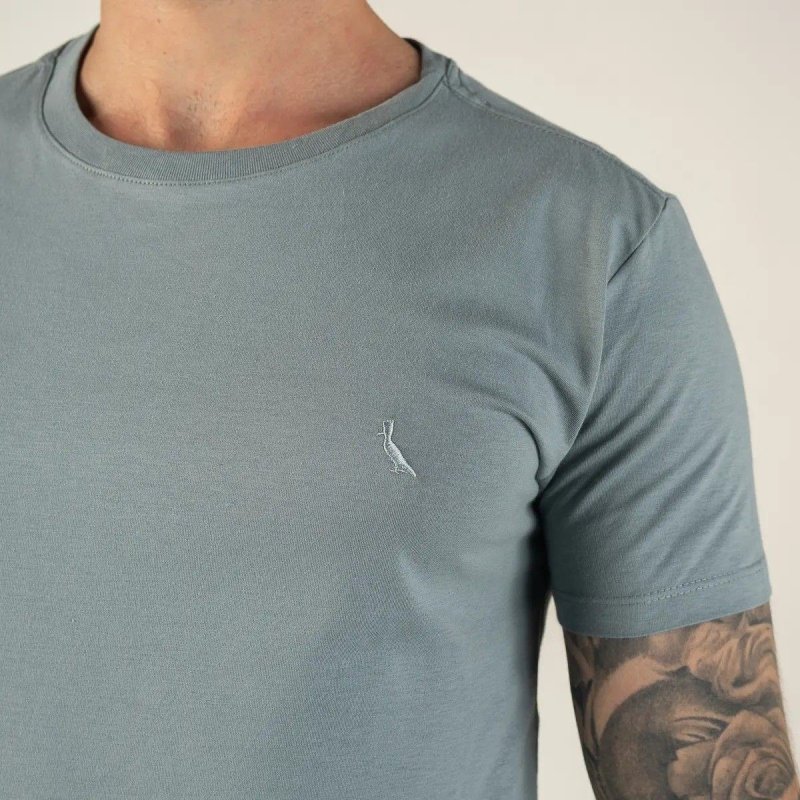Camiseta Reserva Masculina Básica Azul Raf