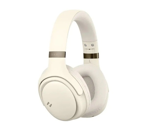Headphone Havit H630bt Bluetooth 5.3 On-ear, Manteiga