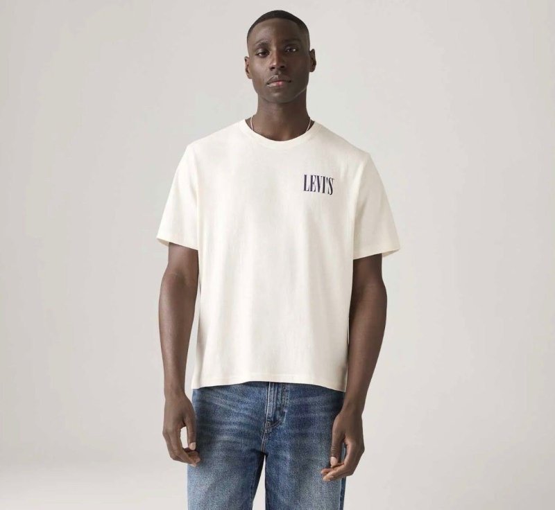 Camiseta Levis Relaxed Off White LB0013224