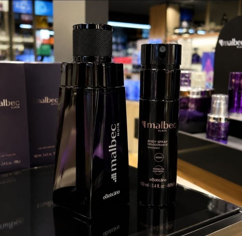 Kit Malbec Black e Body Spray