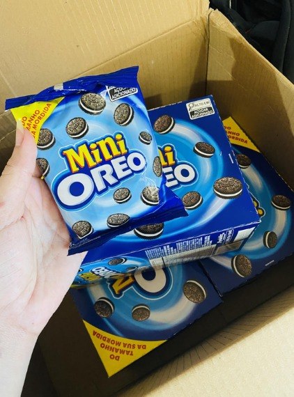Oreo Biscoito Recheado Mini Original Display Com 10 Unidades