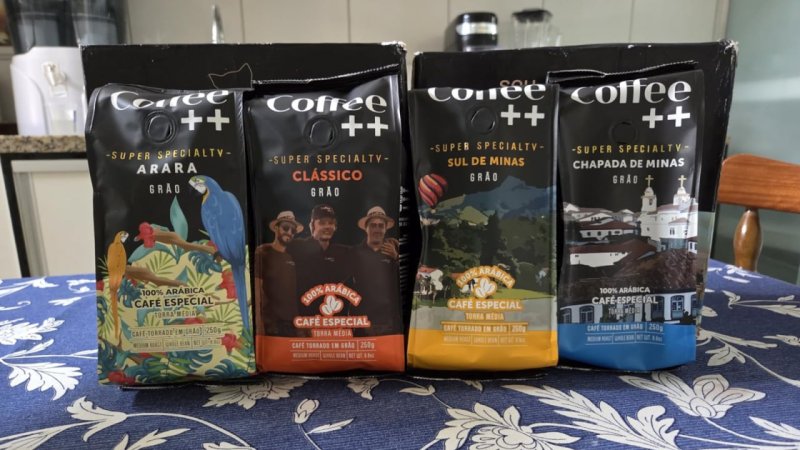 Kit 4 un. Coffee++ Café Especial Em Grãos