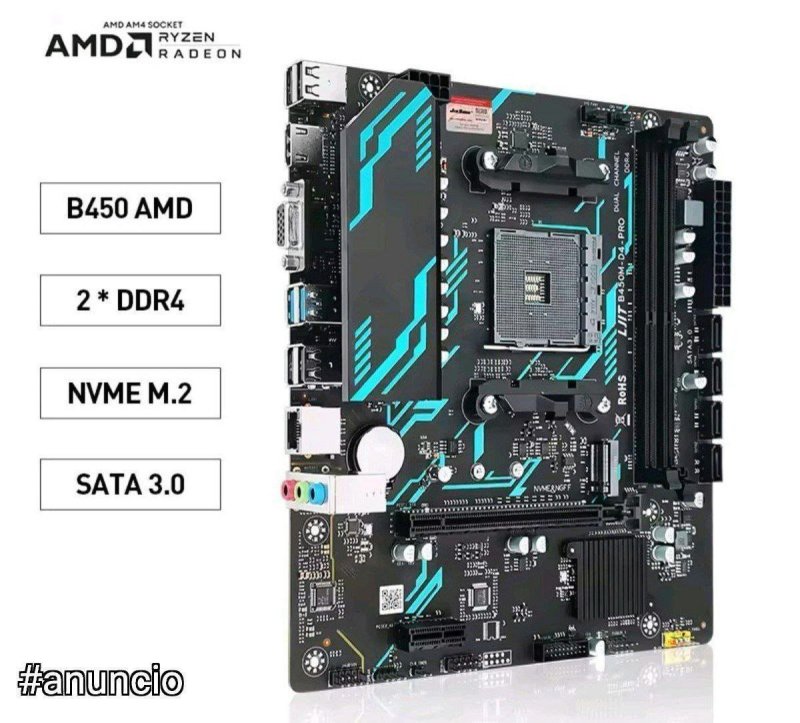 Placa mãe B450M D4 PRO Jieshuo